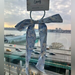 Loveshackfancy bow with elastic. Add a touch of flare to your hair! By goody.